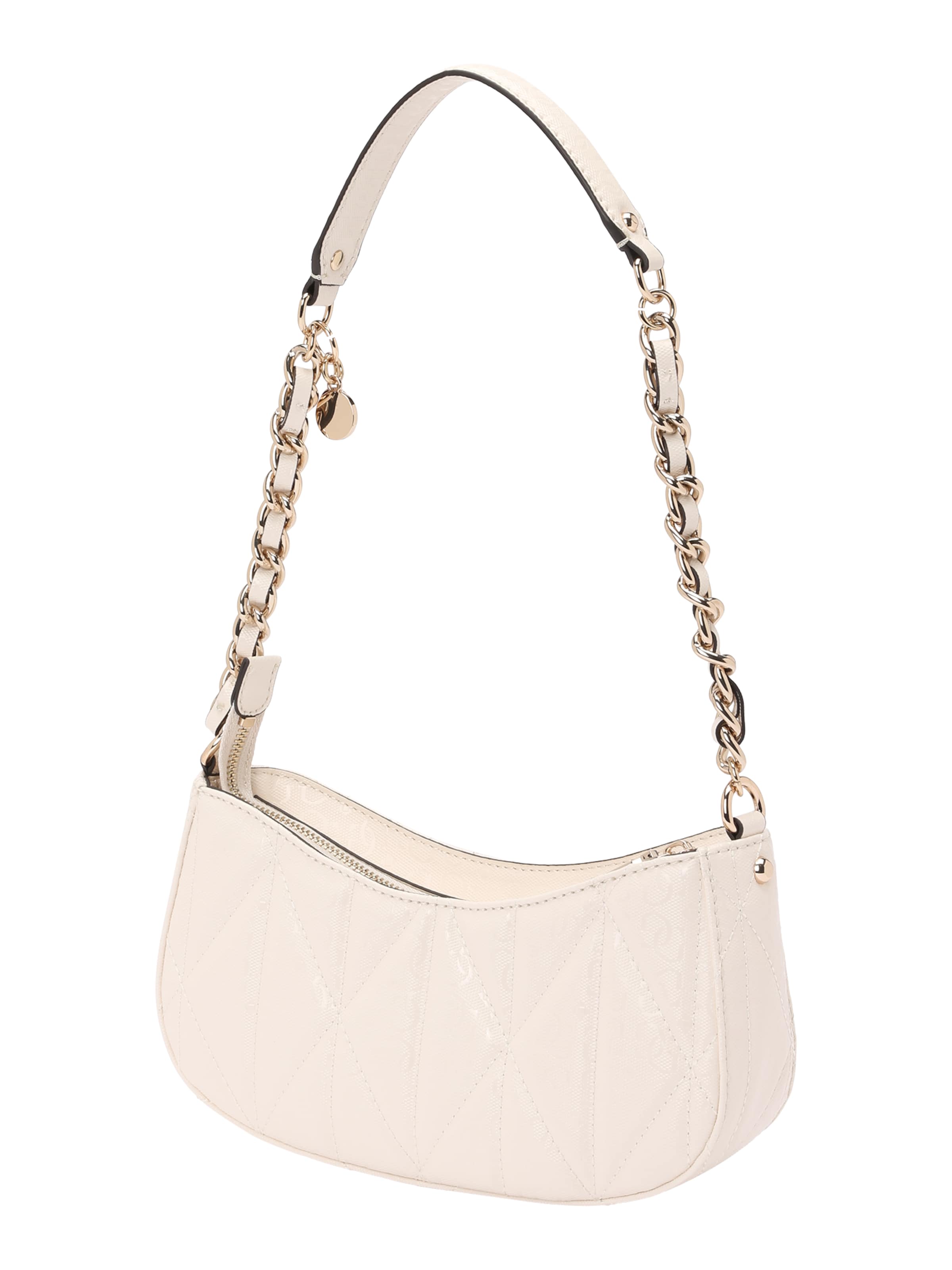 GUESS Τσάντα ώμου 'ALDINA TOP ZIP SHOULDER BAG' σε λευκό