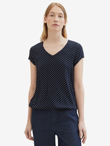 TOM TAILOR Blouse in Blue