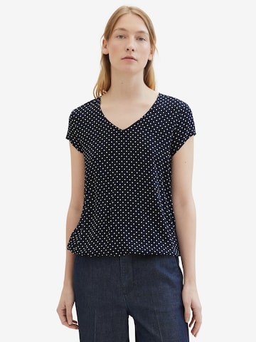 TOM TAILOR Bluse in Blau