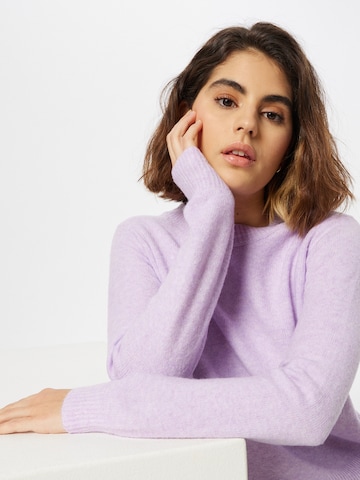 PIECES - Pullover 'Janita' em roxo