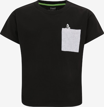 THAT GORILLA BRAND Shirt 'SILVERBACK BLACK' in Black: front