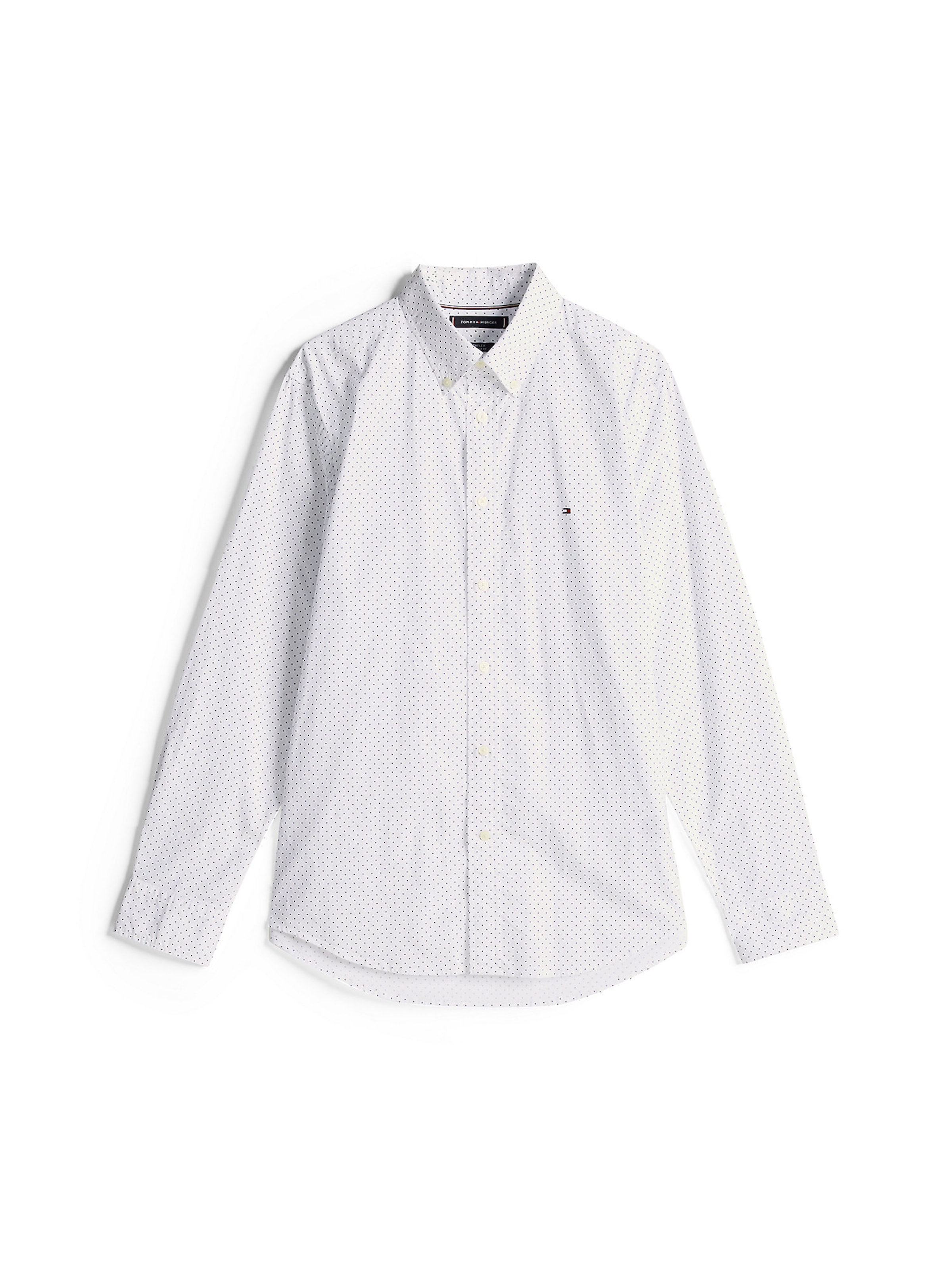 TOMMY HILFIGER Regular fit Overhemd in Wit: voorkant