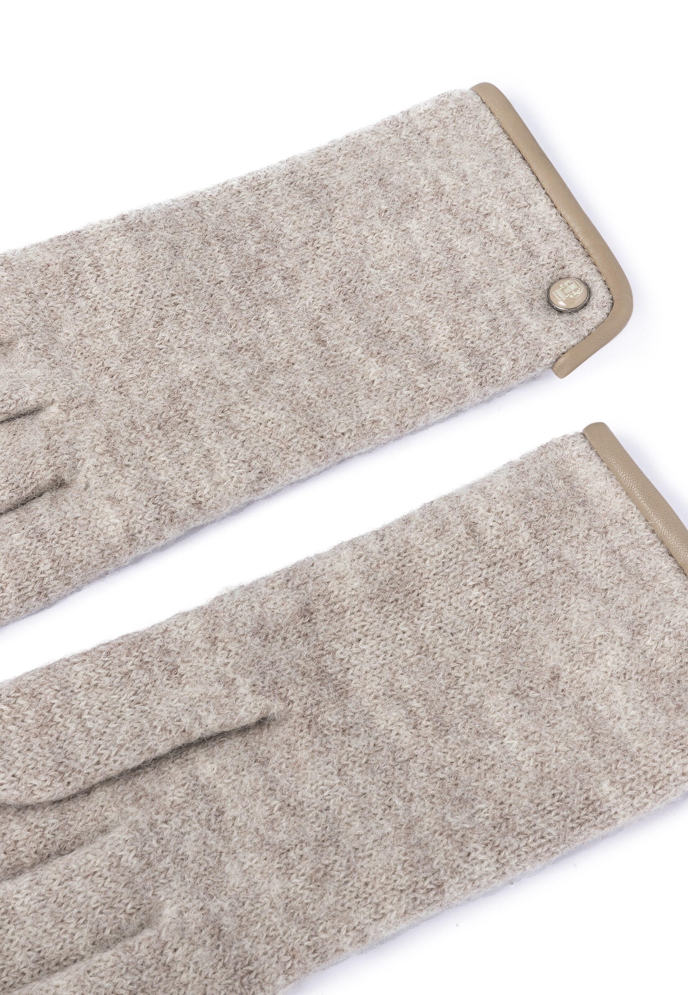 Roeckl Strickhandschuhe 'FELTED WOOL' in Braun