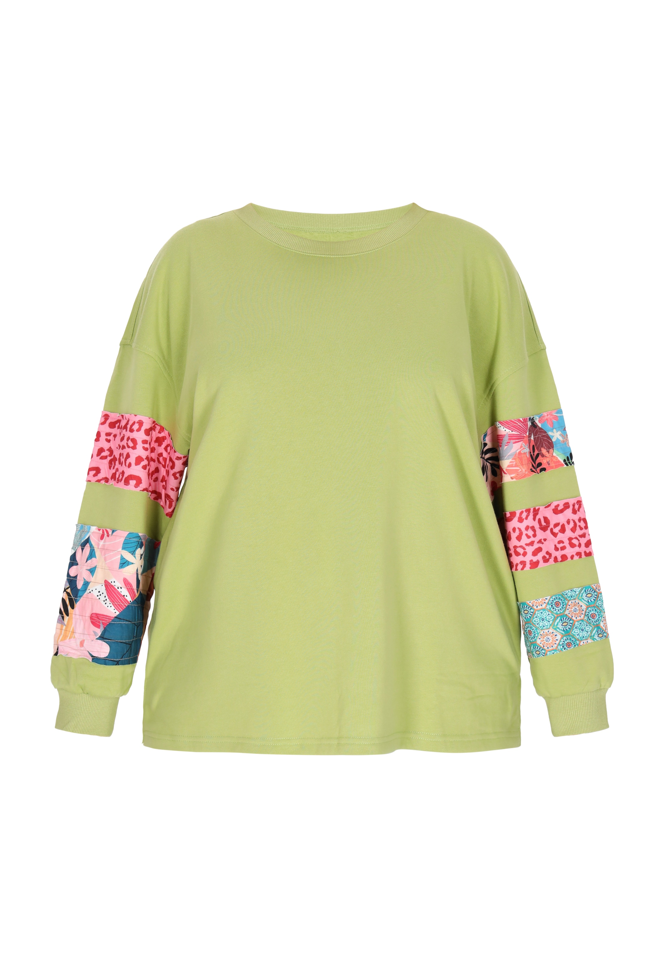 ebeeza - Sudadera en verde: frente