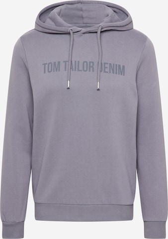 TOM TAILOR DENIM Sweatshirt in Grau: front