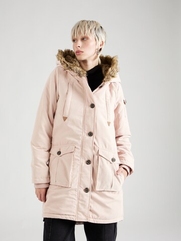 Parka invernale di Eight2Nine in rosa: frontale