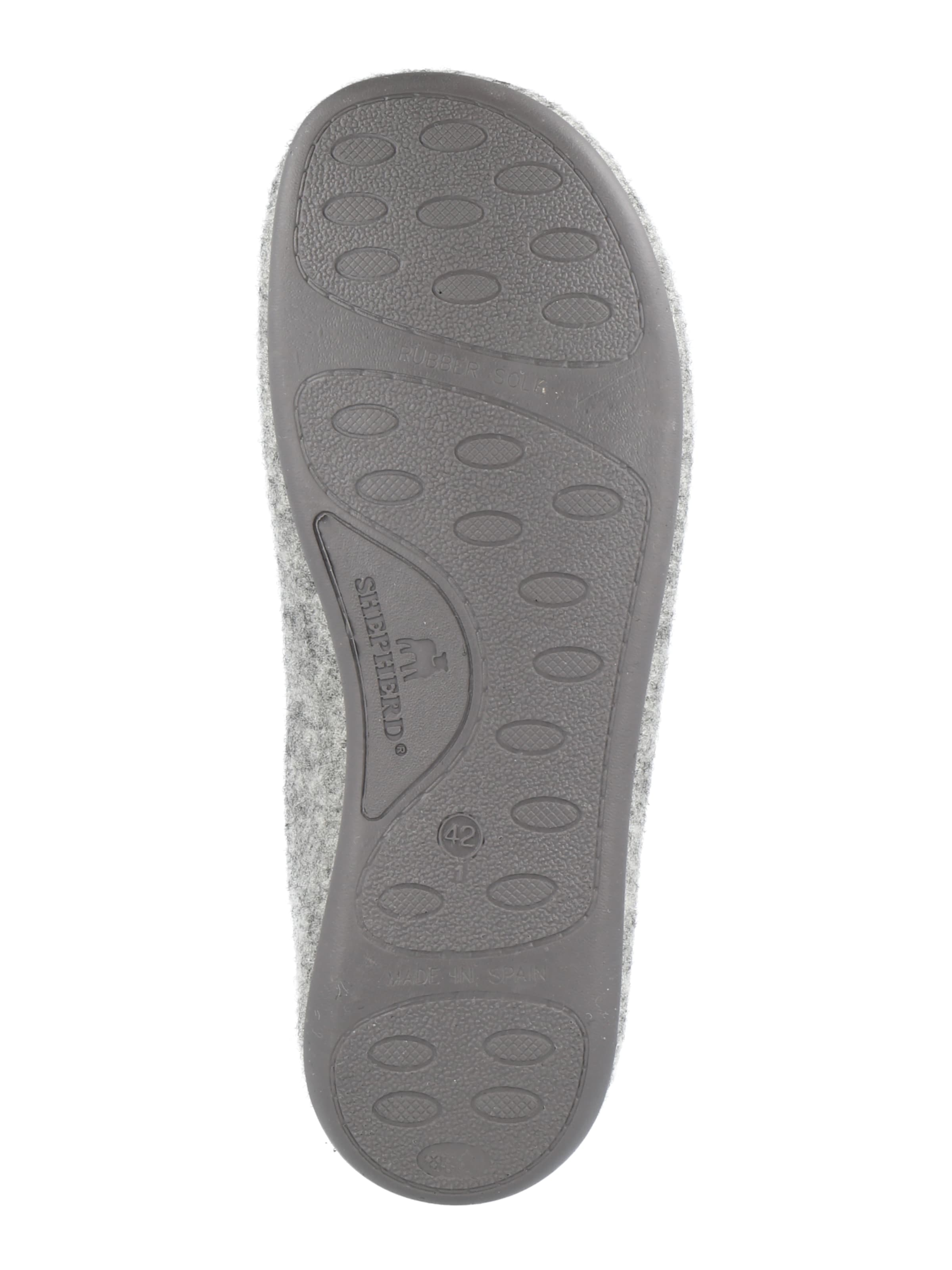 SHEPHERD Sisäkengät 'JON' värissä harmaa