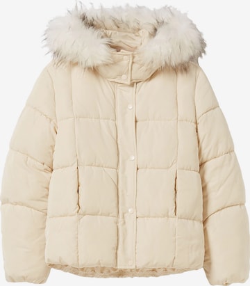 Giacca invernale di Bershka in beige: frontale