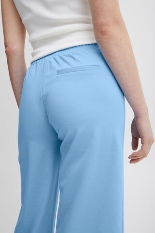 Wide Leg Pantalon à pince 'KATE' ICHI en bleu