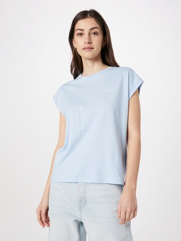 T-shirt 'BLOOM' Pepe Jeans en bleu : devant