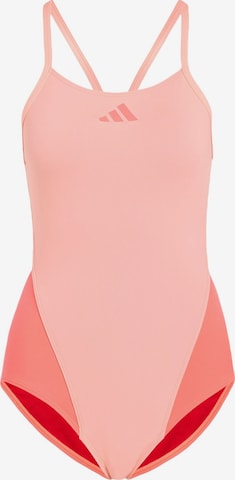 Maillot de bain sport 'Ripstream Team' ADIDAS PERFORMANCE en rose : devant