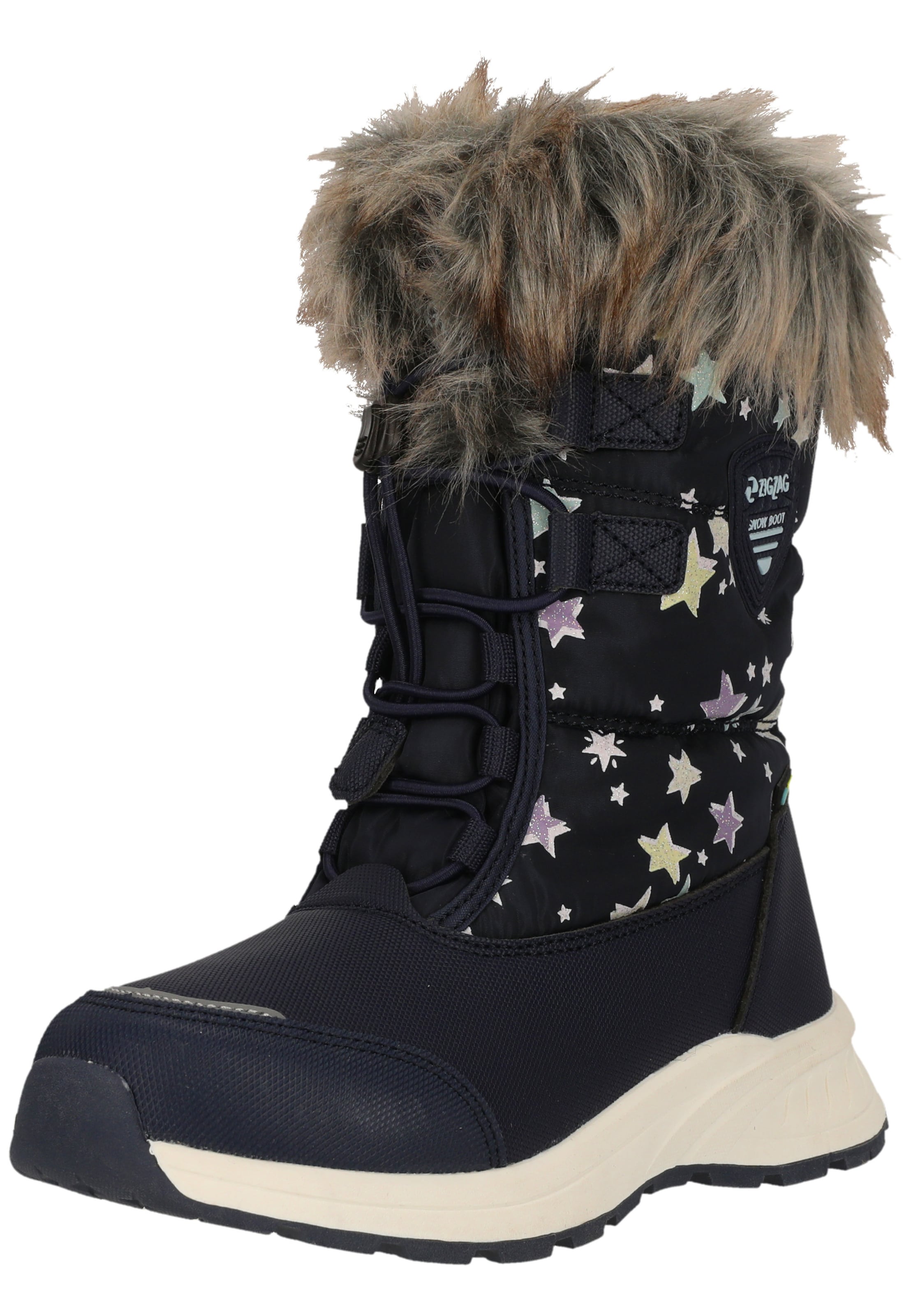 ZigZag Snow boots 'Wesend' in Blue: front