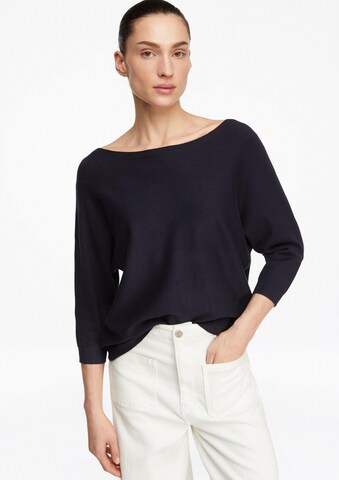 COMMA Trui in Blauw: voorkant