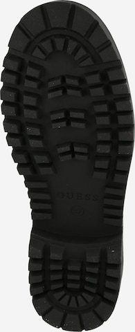 GUESS Ниски ботуши с връзки в кафяво