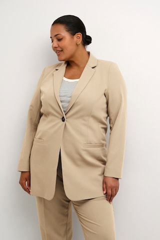 KAFFE CURVE Blazer 'Sakira' i beige: forside
