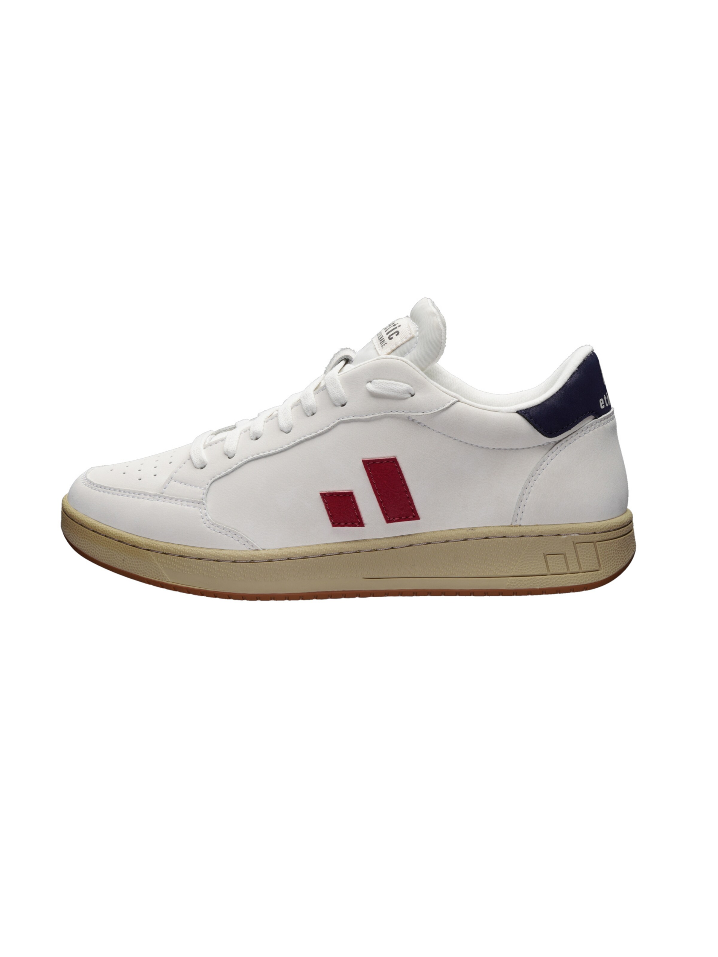 Ethletic Platform trainers 'Jesse' in White: front