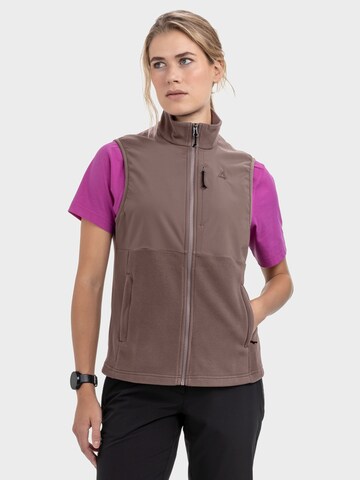 Gilet Schöffel en marron : devant