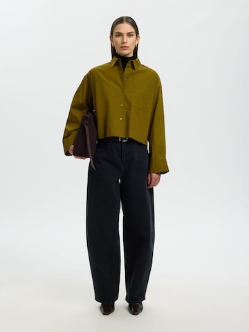 SELECTED Bluse 'SLFFastha' in Grün