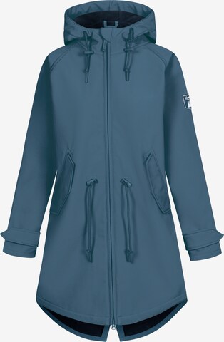 Derbe Softshelljacke 'Island Friese' in Blau: predná strana