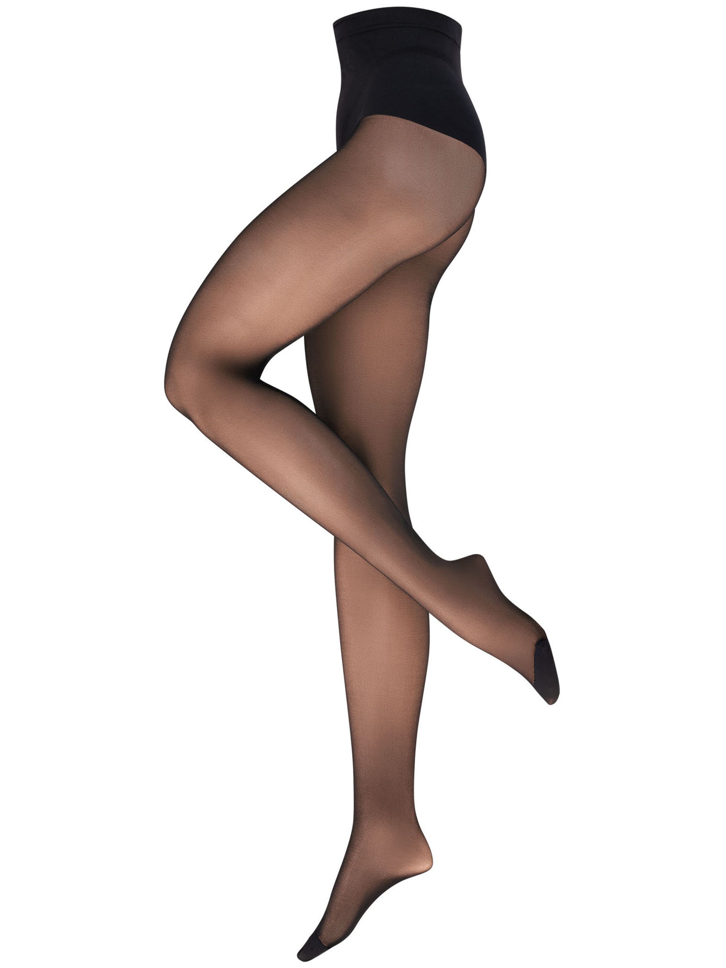 Nur Die Fijne panty 'Soft Shaper' in Zwart: voorkant