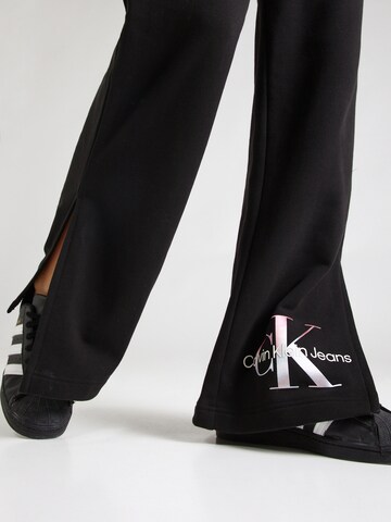 Calvin Klein Jeans Flared Pants in Black