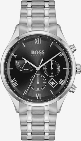Orologio analogico di BOSS in argento: frontale