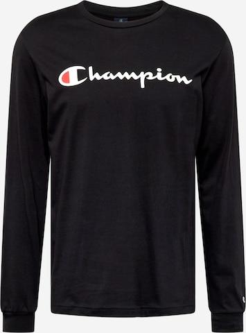 Champion Authentic Athletic Apparel Shirt 'Classic' in Zwart: voorkant