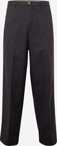 SELECTED HOMME Wide leg Trousers with creases 'SLHJACOB' in Grey: front