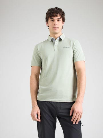 COLUMBIATehnička sportska majica 'Nelson' - zelena boja: prednji dio