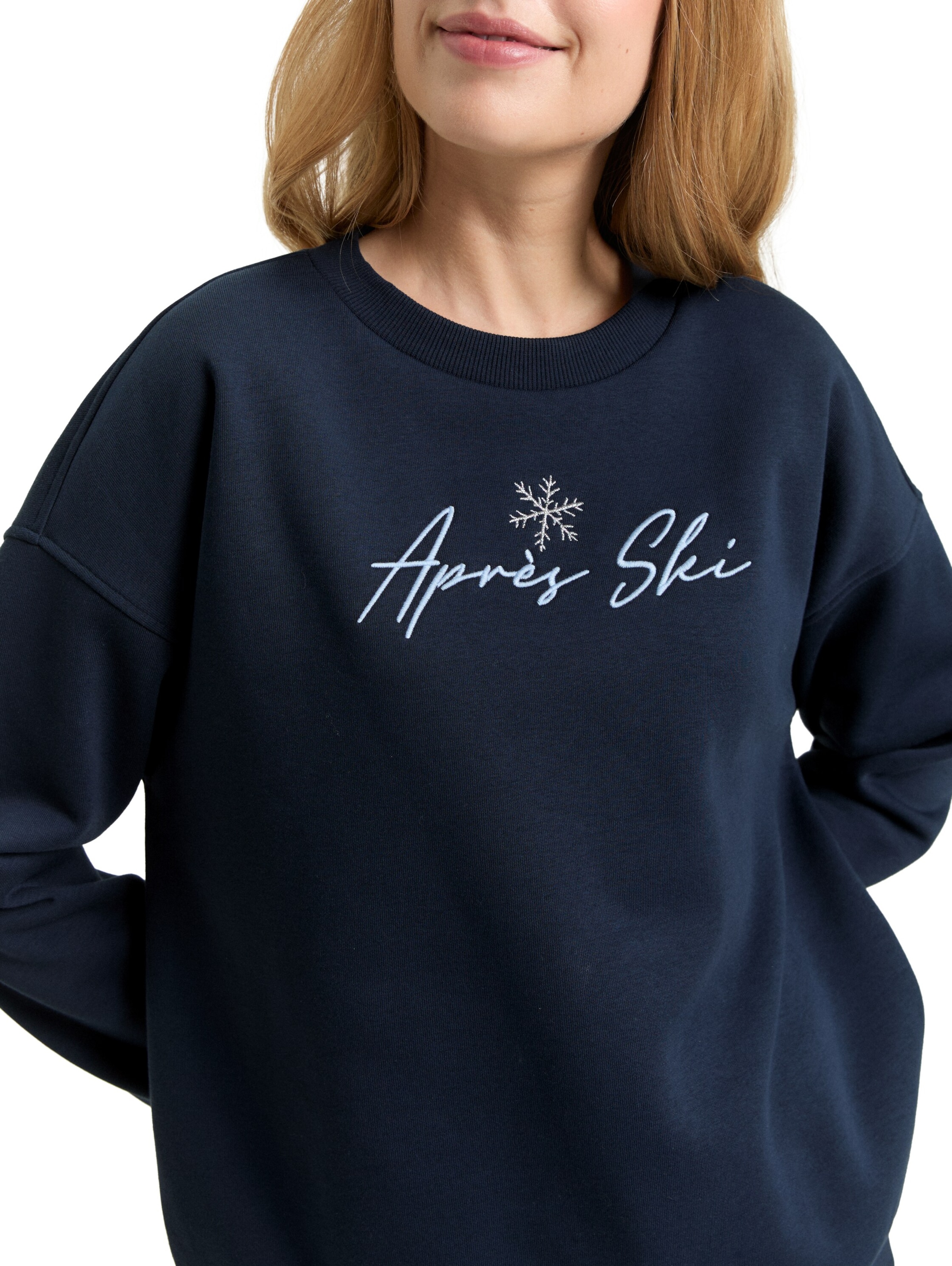 Sweat-shirt TOM TAILOR en bleu