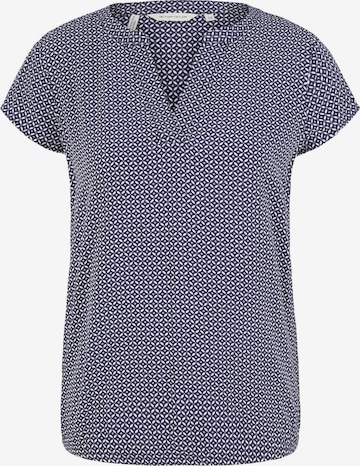 TOM TAILOR Blouse in Blauw: voorkant