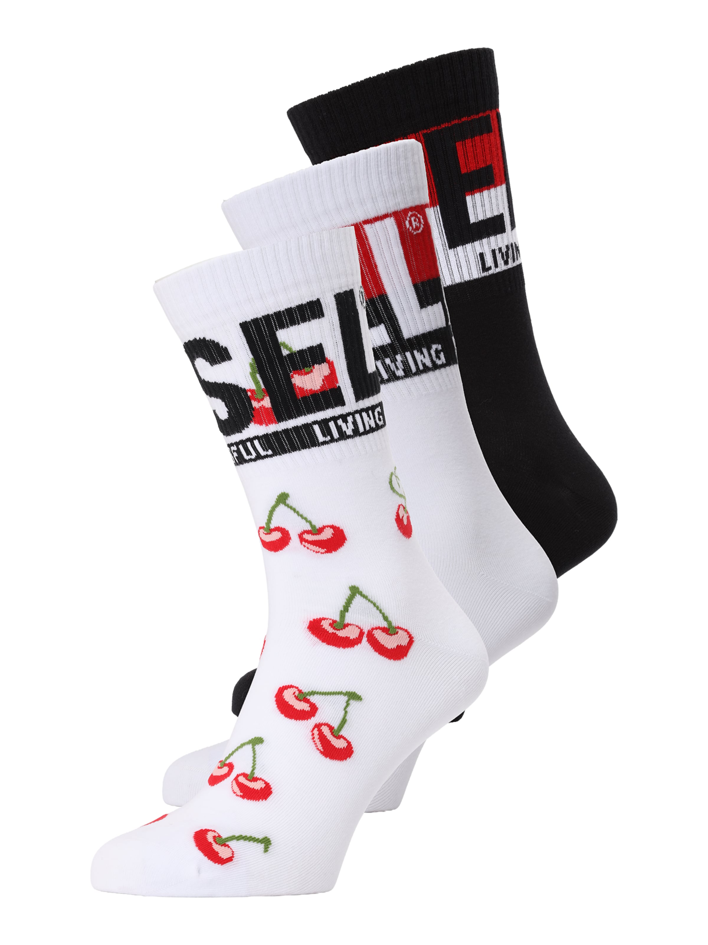 Chaussettes 'SKM-RAY' DIESEL en noir : devant