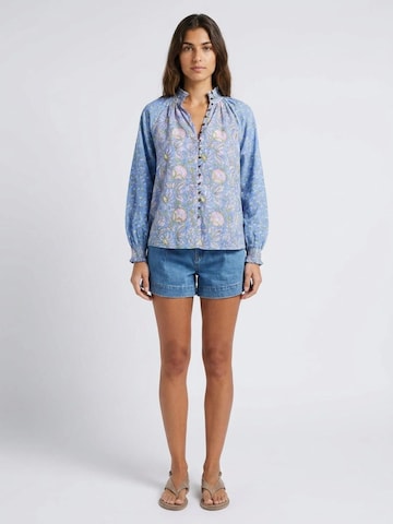 Miss June Bluse 'Blouse Raquel'‌‌‌‌‌‌‌‌‌‌ in Blau