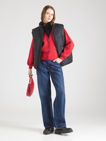 VERO MODA Knit cardigan 'VMGold' in Red