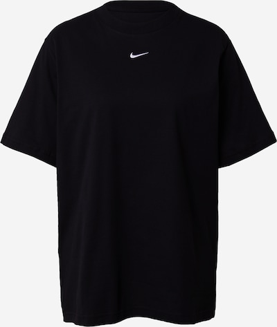 Tricou 'Essentials' Nike Sportswear pe negru / alb, Vizualizare produs