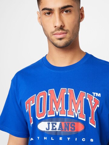 Tommy Jeans Shirt 'Essential' in Blauw