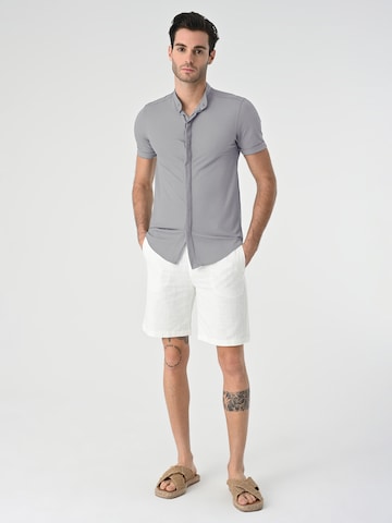 Antioch Slim fit Button Up Shirt in Grey