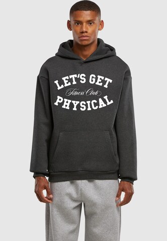 Mister Tee Mikina 'Let's Get Physical' – šedá: přední strana