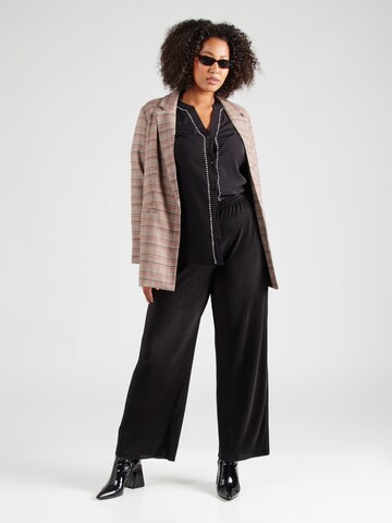 Camicia da donna 'CARSTUDDINA' di ONLY Carmakoma in nero