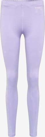 Hummel Workout Pants in Purple: front