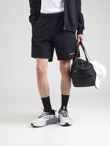 regular Pantaloni di Champion Authentic Athletic Apparel in nero: frontale