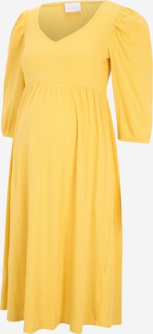 MAMALICIOUS - Vestido 'Sanja' en amarillo: frente