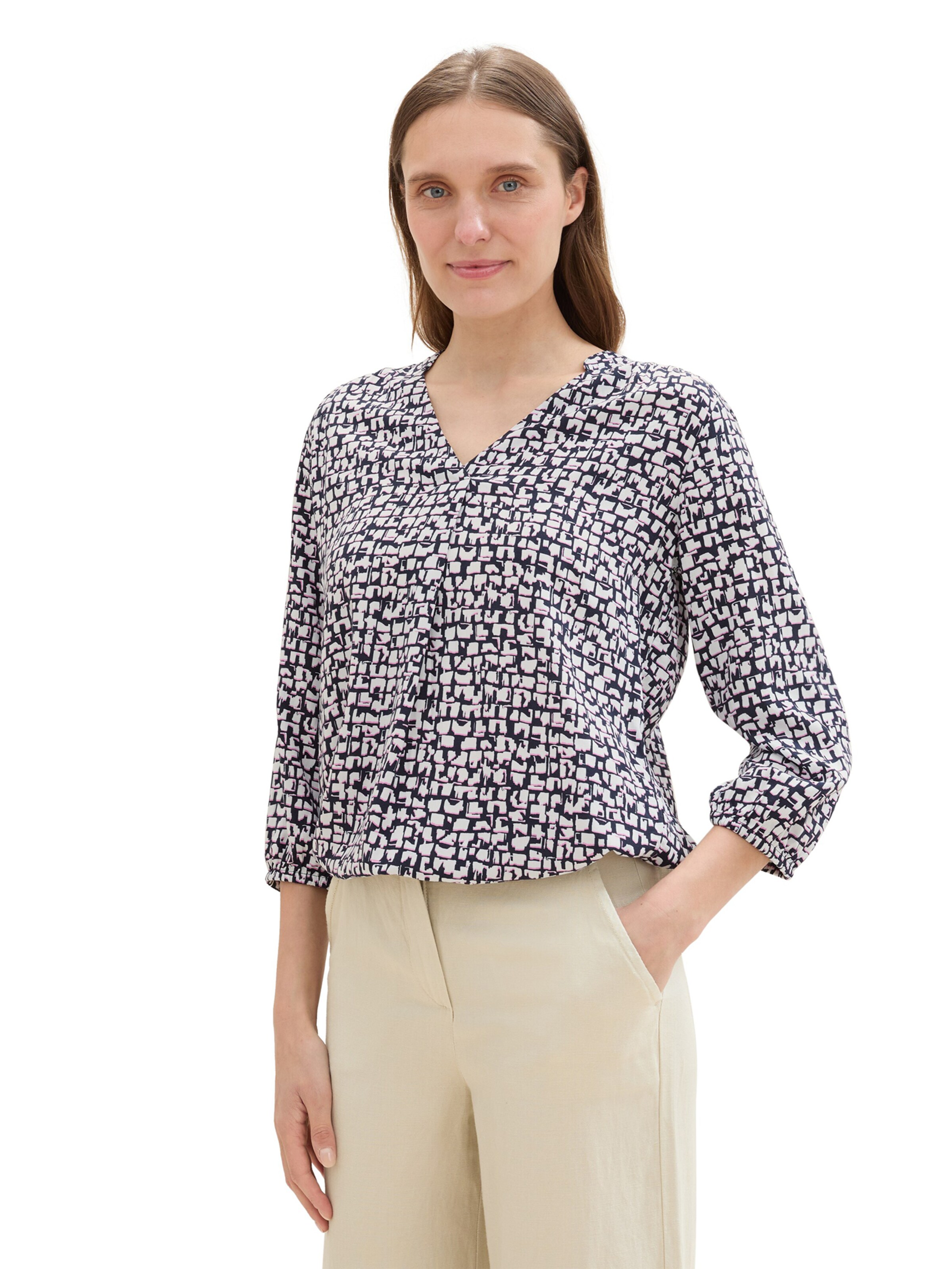 TOM TAILOR Bluse in Blau: Vorderseite
