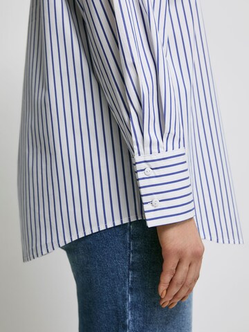 ABOUT YOU x Iconic by Tatiana Kucharova Blouse 'Paula' in Blue