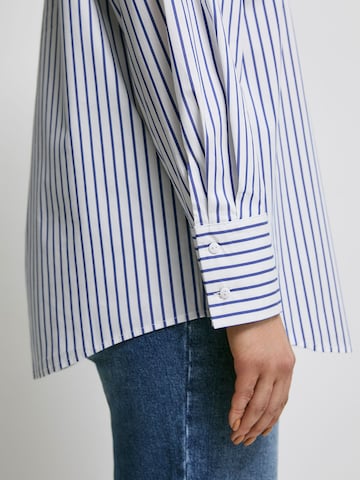 ABOUT YOU x Iconic by Tatiana Kucharova Blouse 'Paula' in Blue