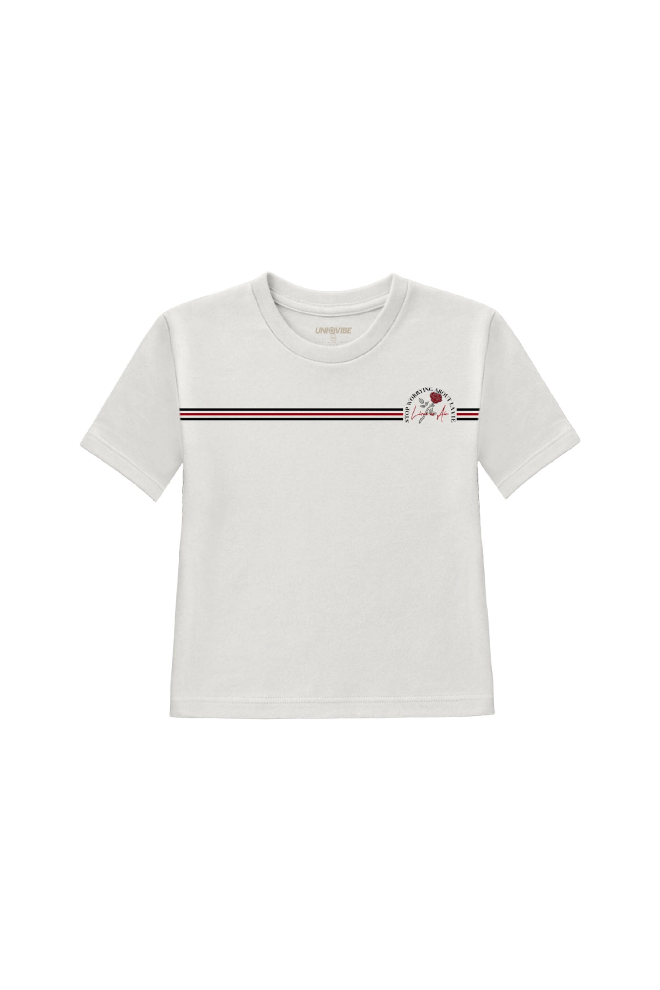 UNIQVIBE Shirt in White: front
