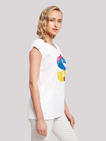 T-shirt 'Disney Alphabet S Is For Snow White Schneewittchen' F4NT4STIC en blanc