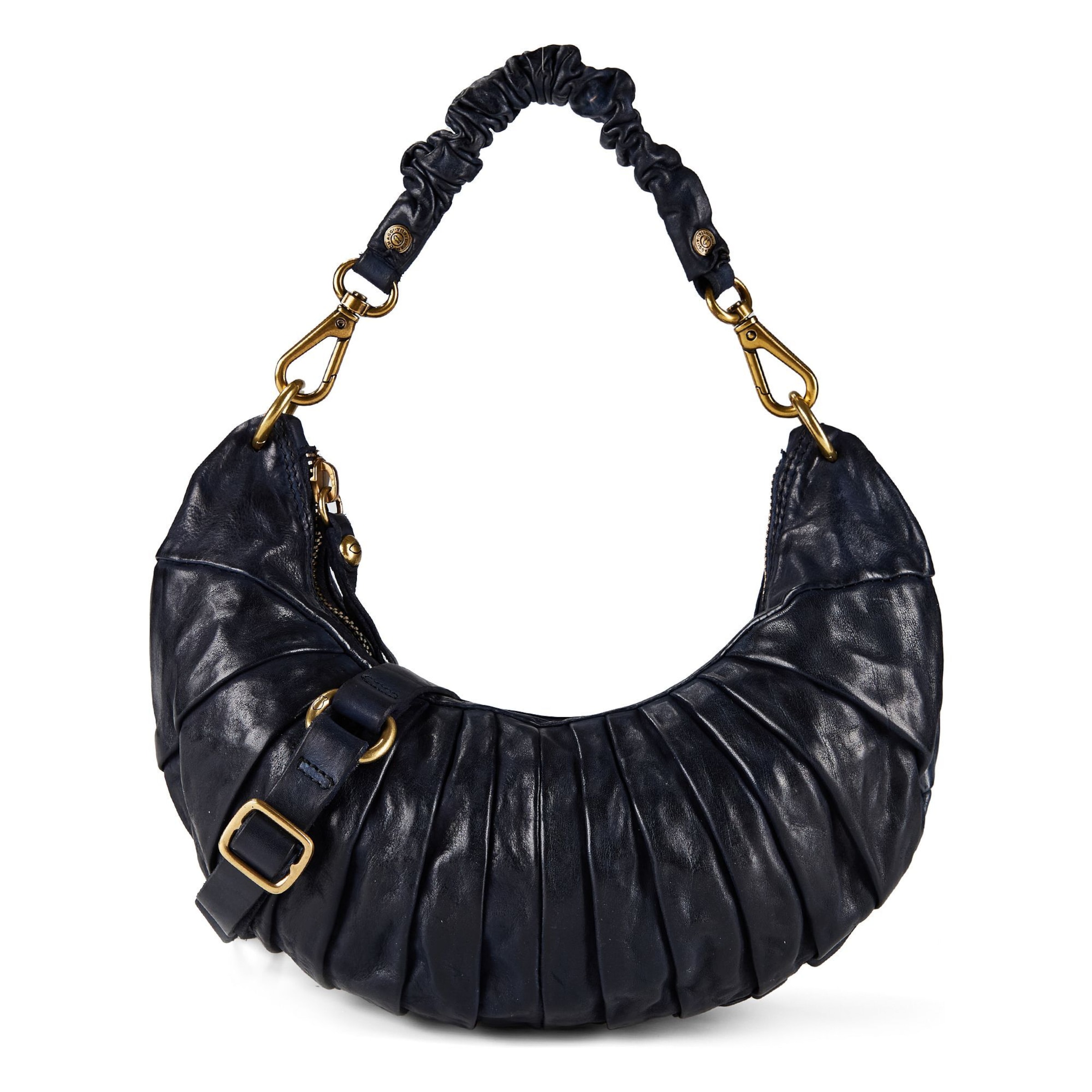 Campomaggi Shoulder bag 'Luna' in Blue: front