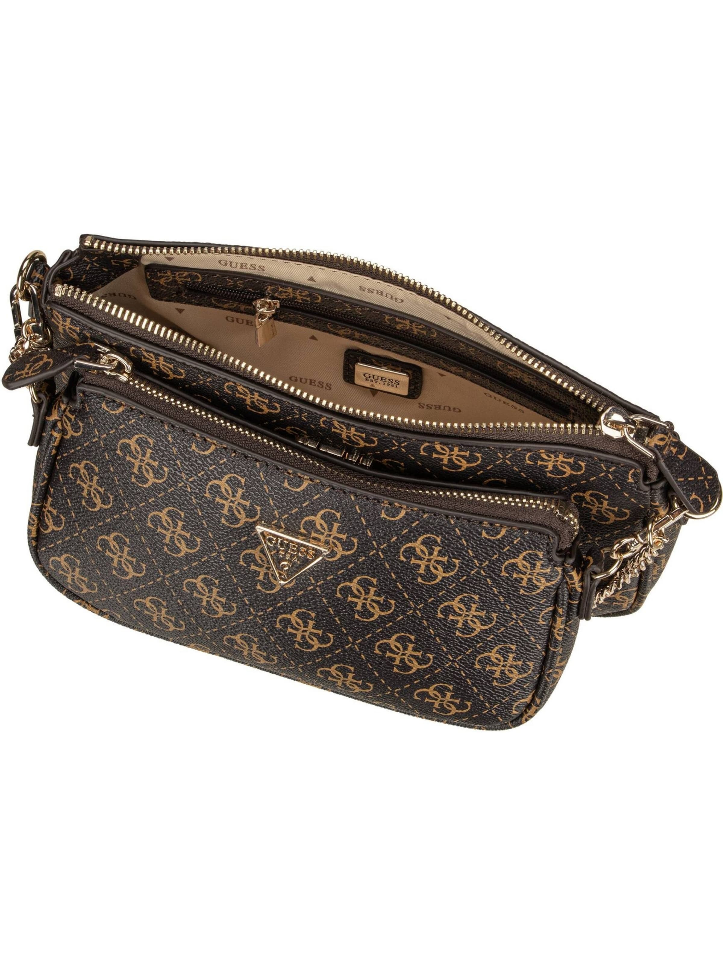 GUESS Сумка через плечо 'Noelle II' в Коричневый