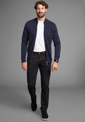 H.I.S EM Strickjacke in Blau